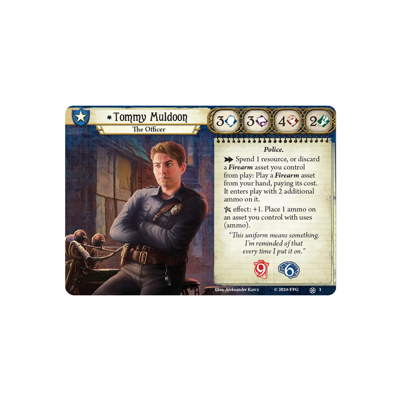 Arkham Horror LCG: Tommy Muldoon Investigator Deck
