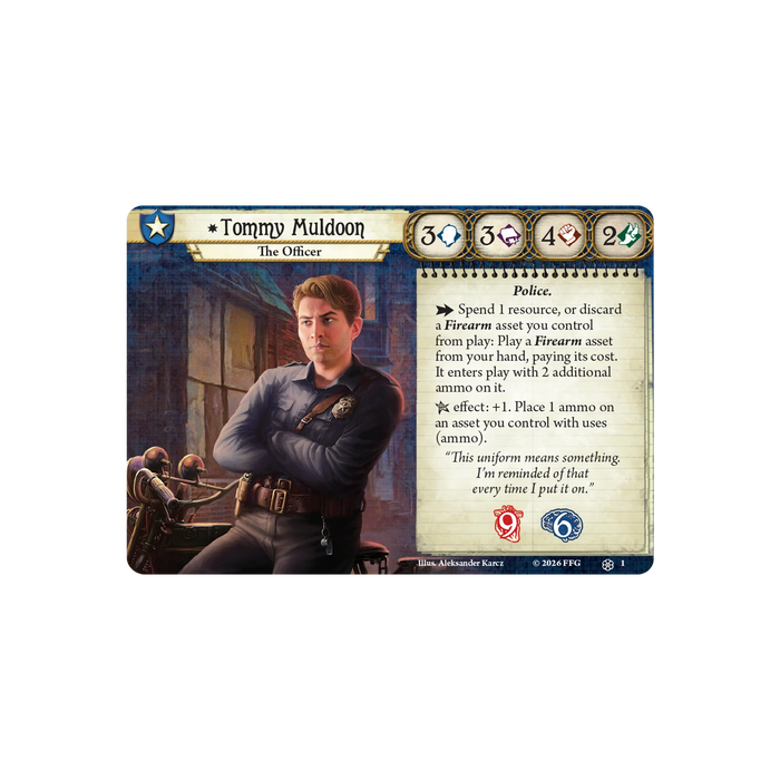 Arkham Horror LCG: Tommy Muldoon Investigator Deck - Pre-Order