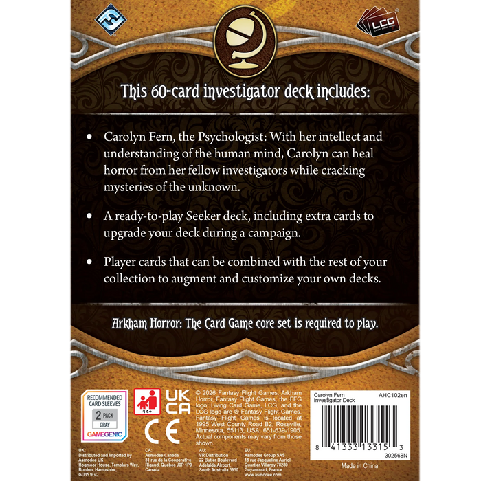 Arkham Horror LCG: Carolyn Fern Investigator Deck - Pre-Order