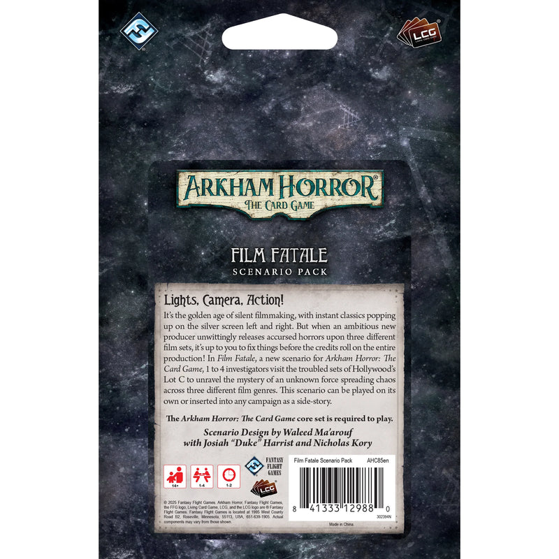 Arkham Horror LCG: Film Fatale Scenario Pack