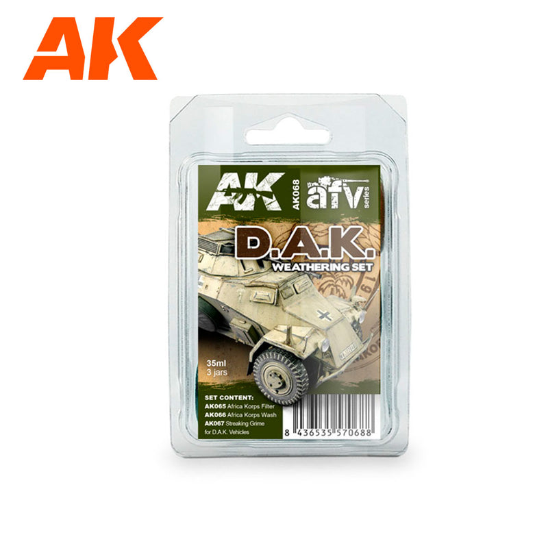 AK Interactive - D.A.K Weathering Set