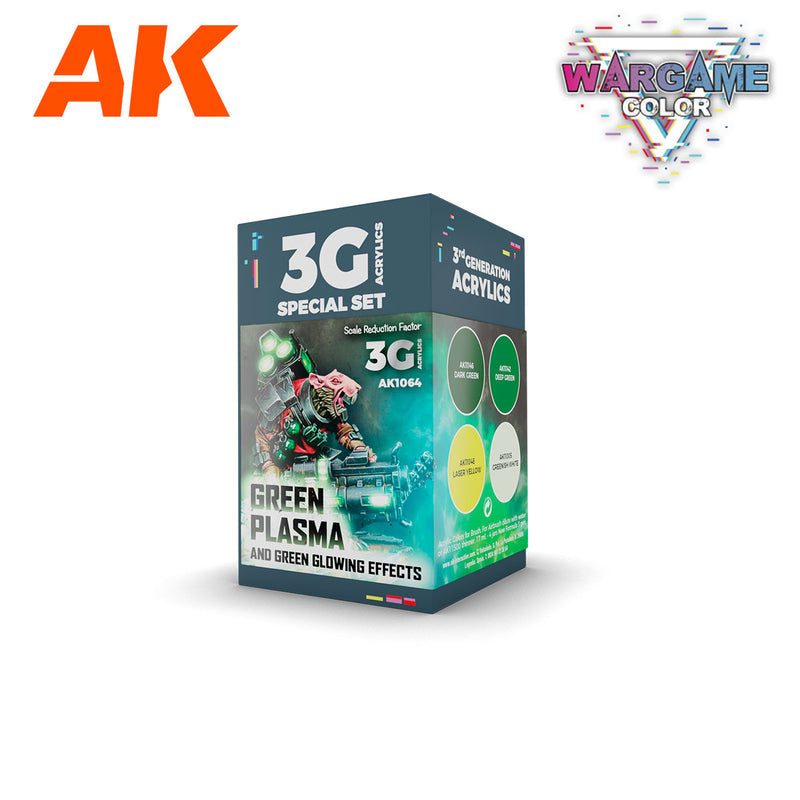 Wargame Color: Green Plasma And Glowing Effects Set - 3rd Gen