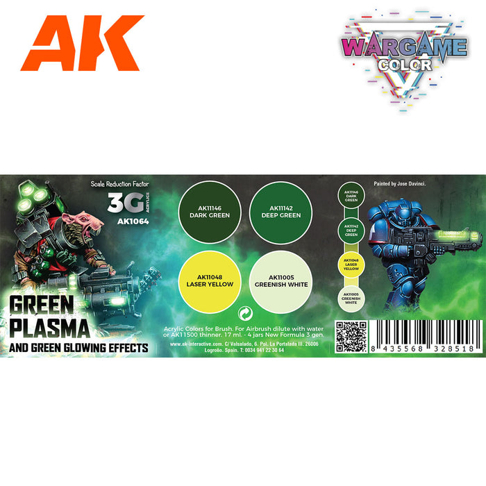 Wargame Color: Green Plasma And Glowing Effects Set - 3rd Gen