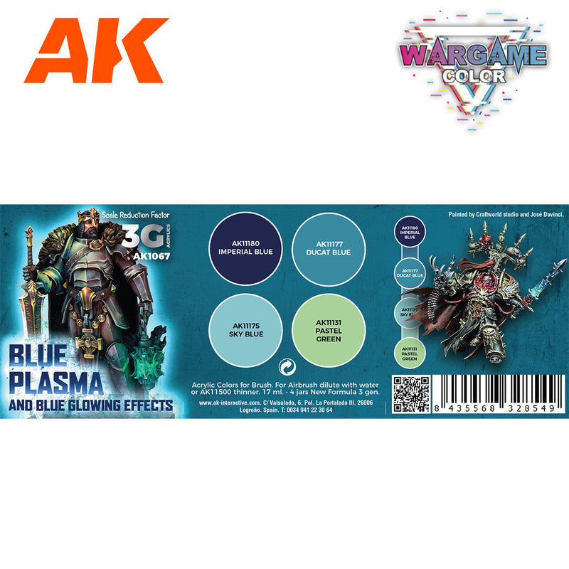Wargame Color: Blue Plasma And Glowing Effects Set - 3rd Gen