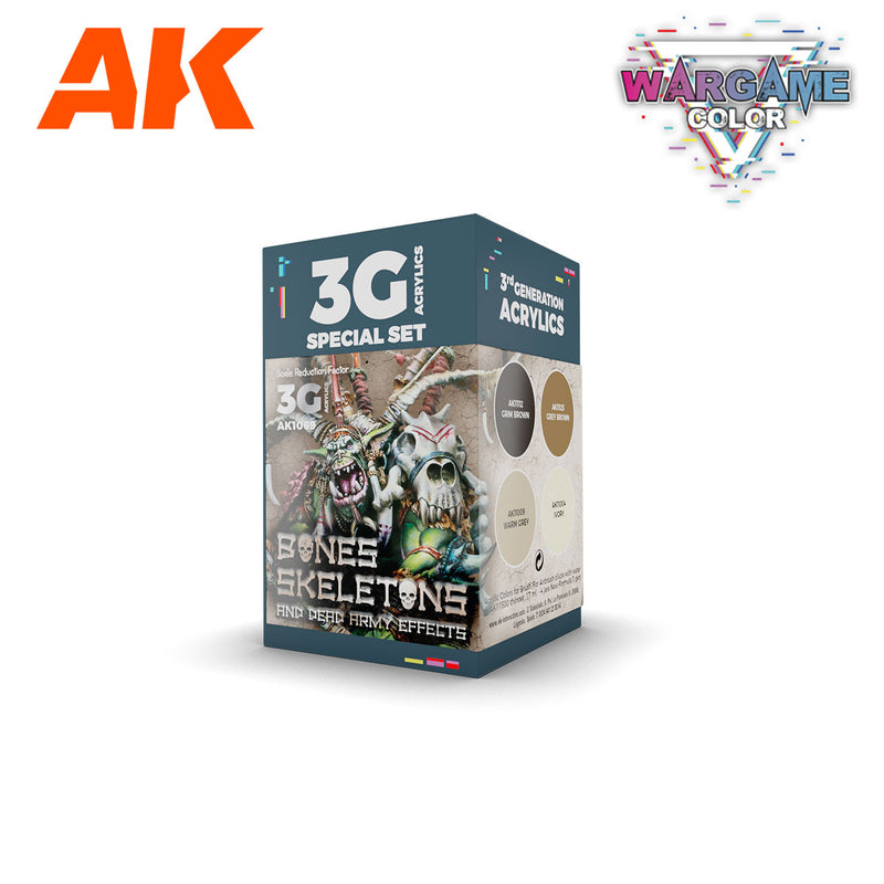 Wargame Color: Bones And Skeletons Set - 3rd Gen