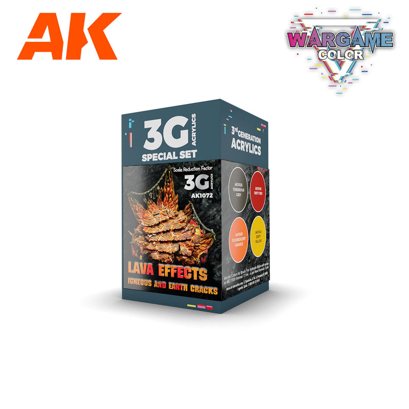 Wargame Color: Lava Effects Set - 3rd Gen