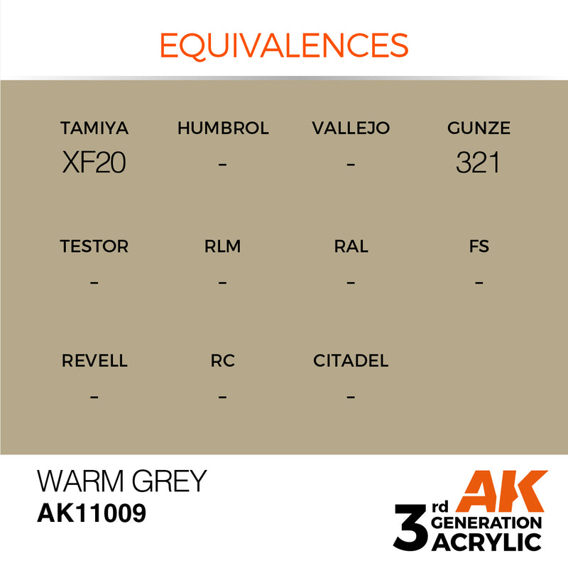 AK Interactive Warm Grey - Standard - 17ml