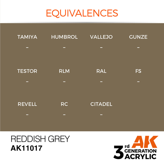 AK Interactive Reddish Grey - Standard - 17ml