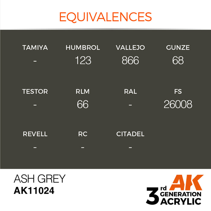 AK Interactive Ash Grey - Standard - 17ml