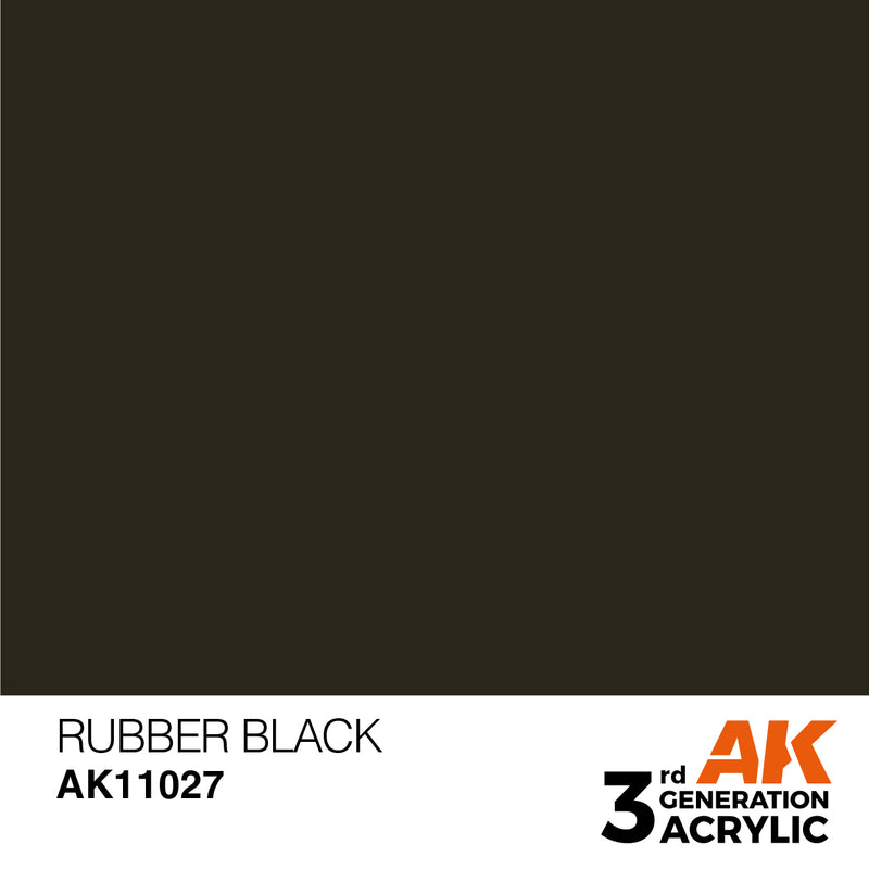 AK Interactive Rubber Black - Standard - 17ml