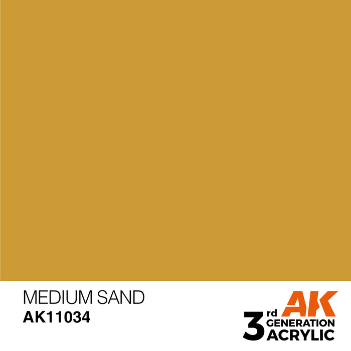AK Interactive Medium Sand - Standard - 17ml