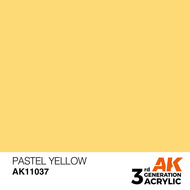 AK Interactive Pastel Yellow - Pastel - 17ml