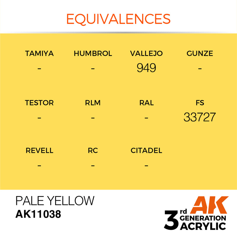 AK Interactive Pale Yellow - Standard - 17ml