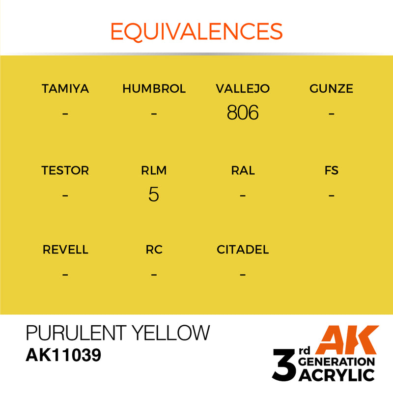 AK Interactive Purulent Yellow - Standard - 17ml