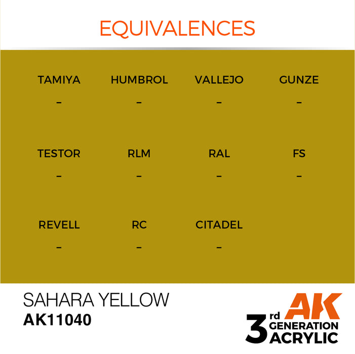 AK Interactive Sahara Yellow - Standard - 17ml