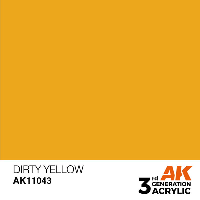 AK Interactive Dirty Yellow - Standard - 17ml