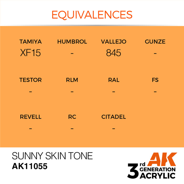 AK Interactive Sunny Skin Tone - Standard - 17ml