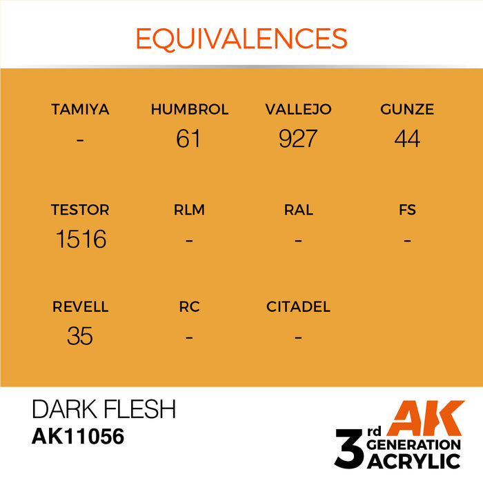AK Interactive Dark Flesh - Standard - 17ml