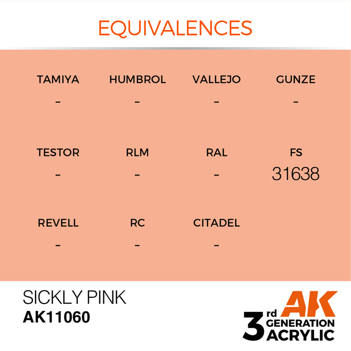 AK Interactive Sickly Pink - Standard - 17ml