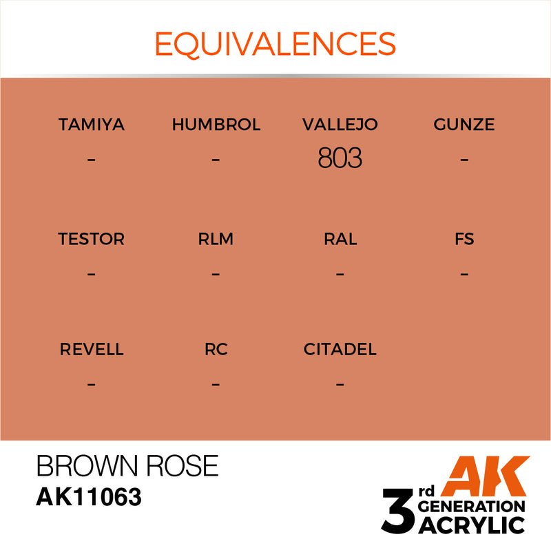 AK Interactive Brown Rose - Standard - 17ml