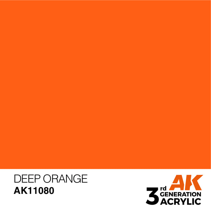 AK Interactive Deep Orange - Intense - 17ml