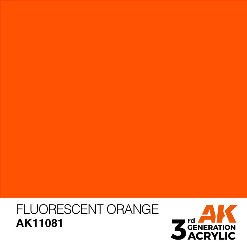 AK Interactive Fluorescent Orange - Standard - 17ml