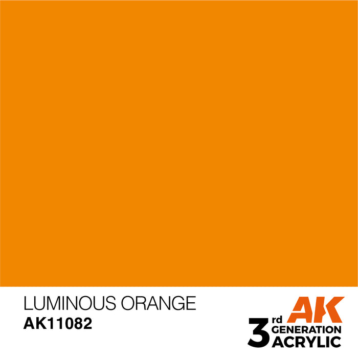 AK Interactive Luminous Orange - Standard - 17ml