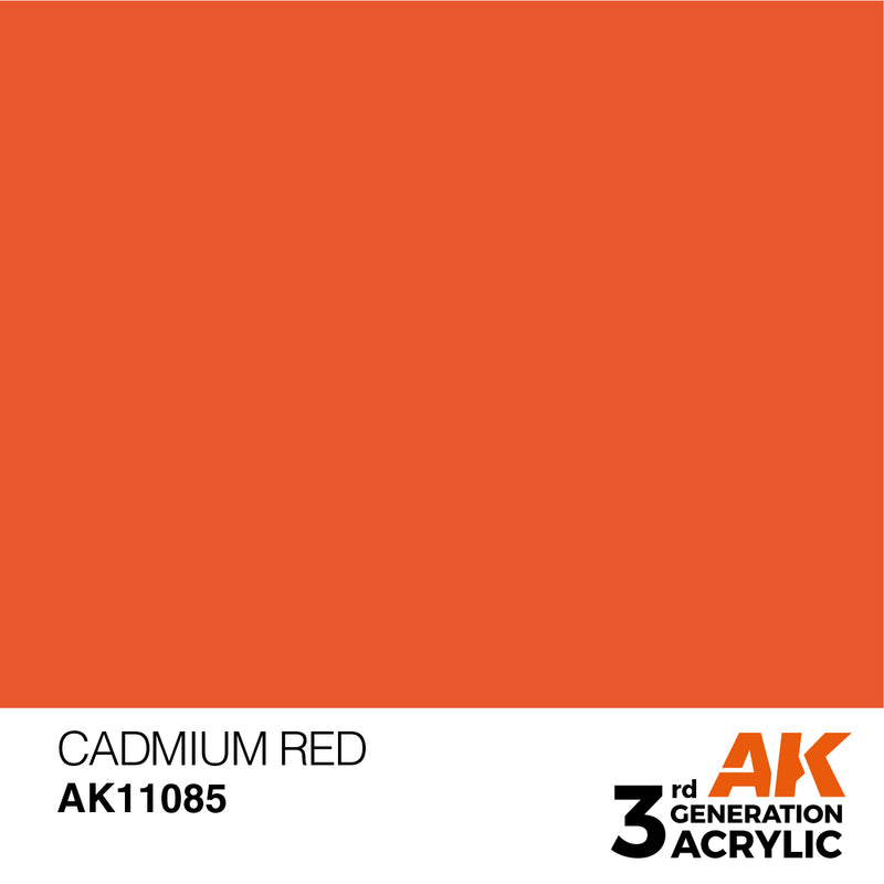 AK Interactive Cadmium Red - Standard - 17ml