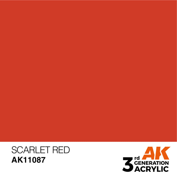 AK Interactive Scarlet Red - Standard - 17ml