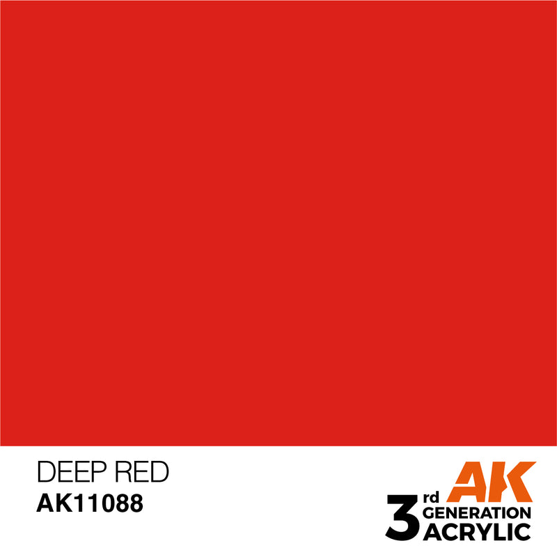 AK Interactive Deep Red - Intense - 17ml