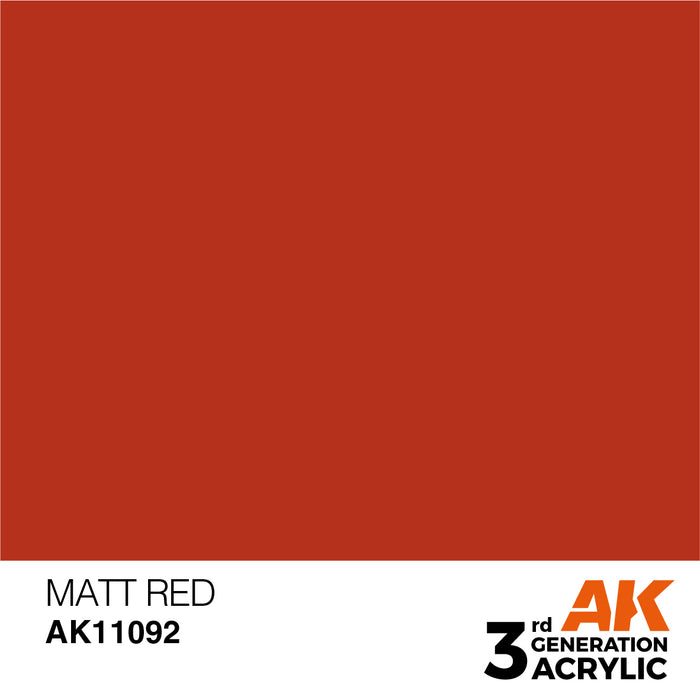 AK Interactive Matte Red - Standard - 17ml