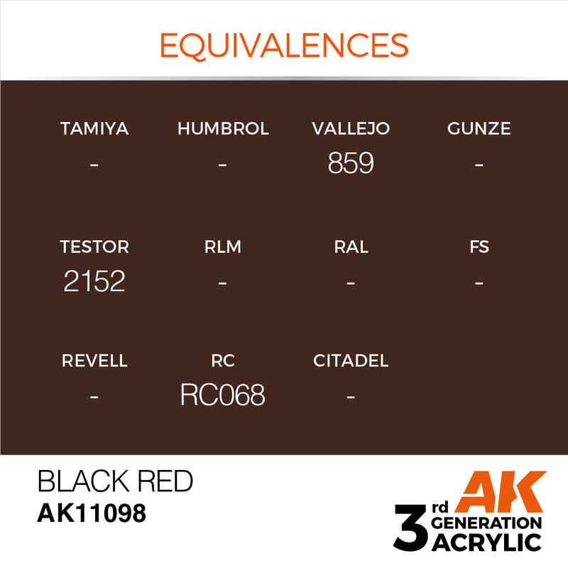 AK Interactive Black Red - Standard - 17ml