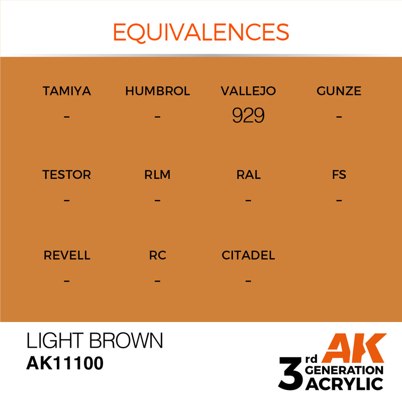 AK Interactive Light Brown - Standard - 17ml