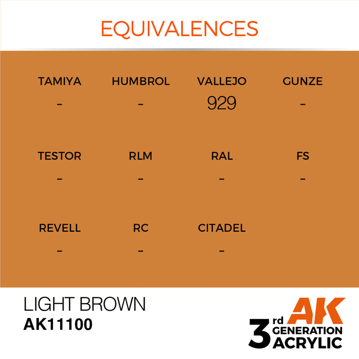 AK Interactive Light Brown - Standard - 17ml