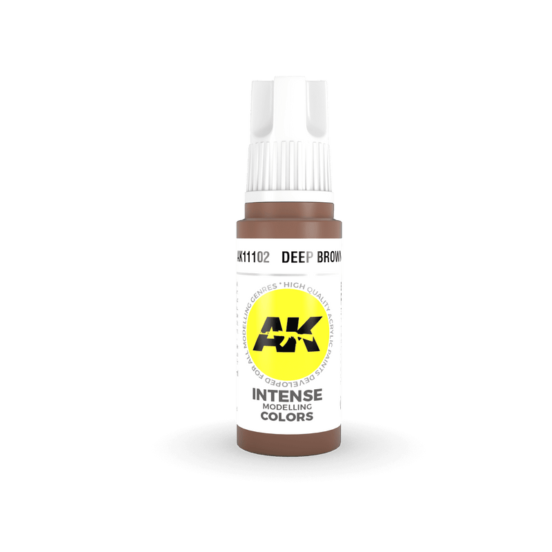 AK Interactive Deep Brown - Intense - 17ml