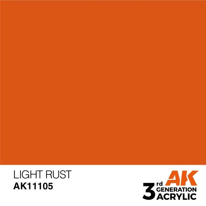 AK Interactive Light Rust - Standard - 17ml