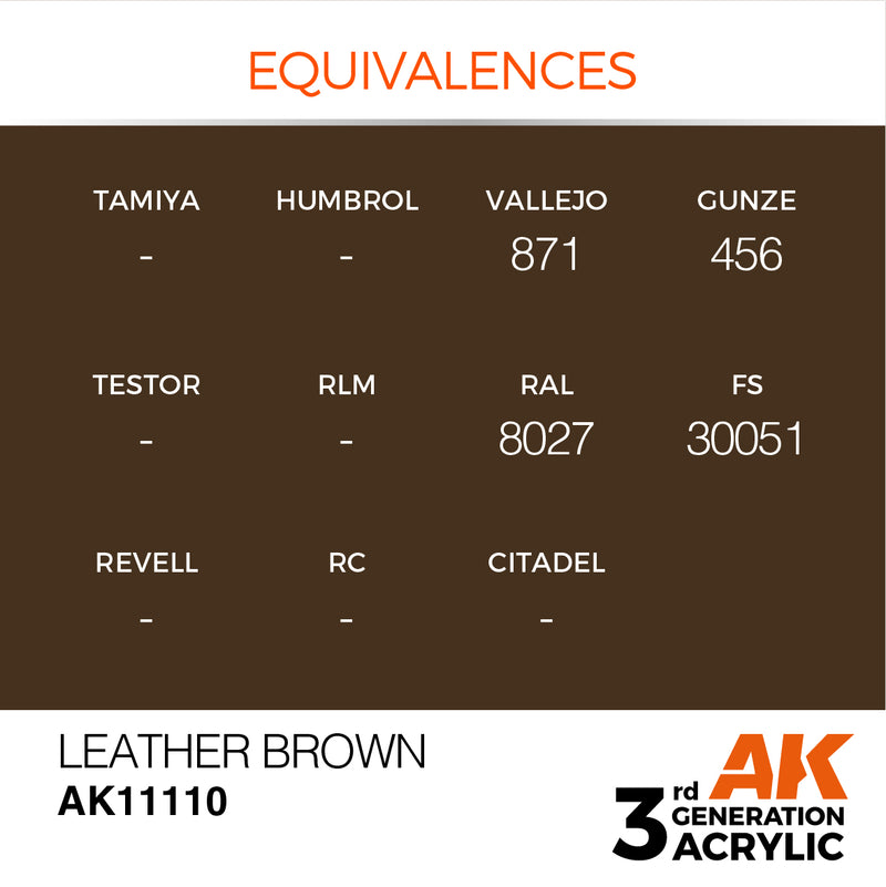 AK Interactive Leather Brown - Standard - 17ml