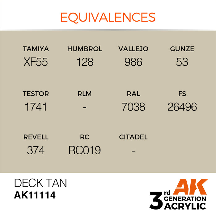 AK Interactive Deck Tan - Standard - 17ml