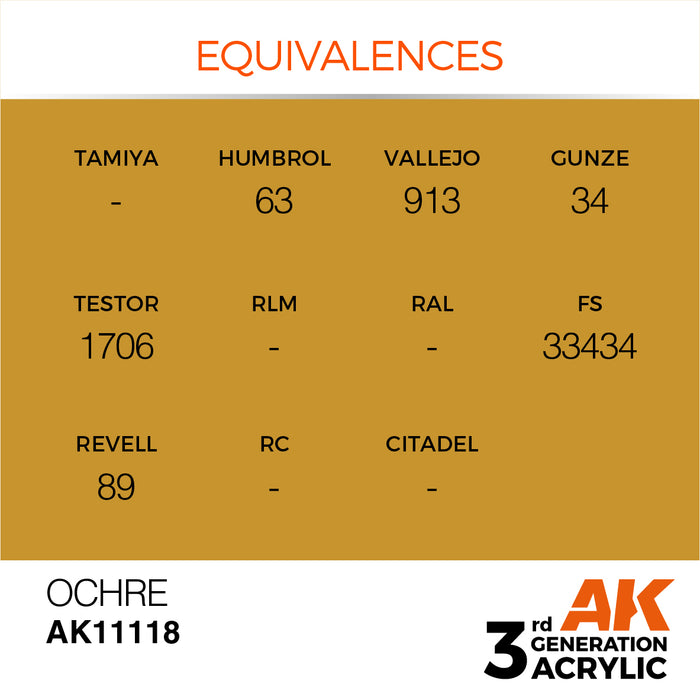 AK Interactive Ochre - Standard - 17ml