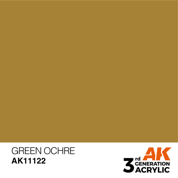 AK Interactive Green Ochre - Standard - 17ml