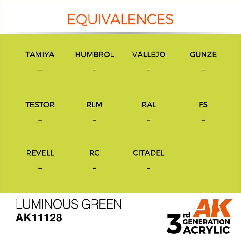 AK Interactive Luminous Green - Standard - 17ml