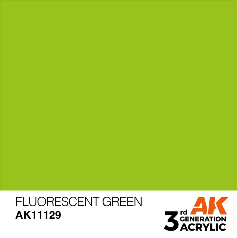 AK Interactive Fluorescent Green - Standard - 17ml