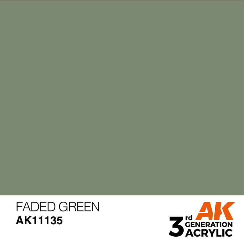 AK Interactive Faded Green - Standard - 17ml