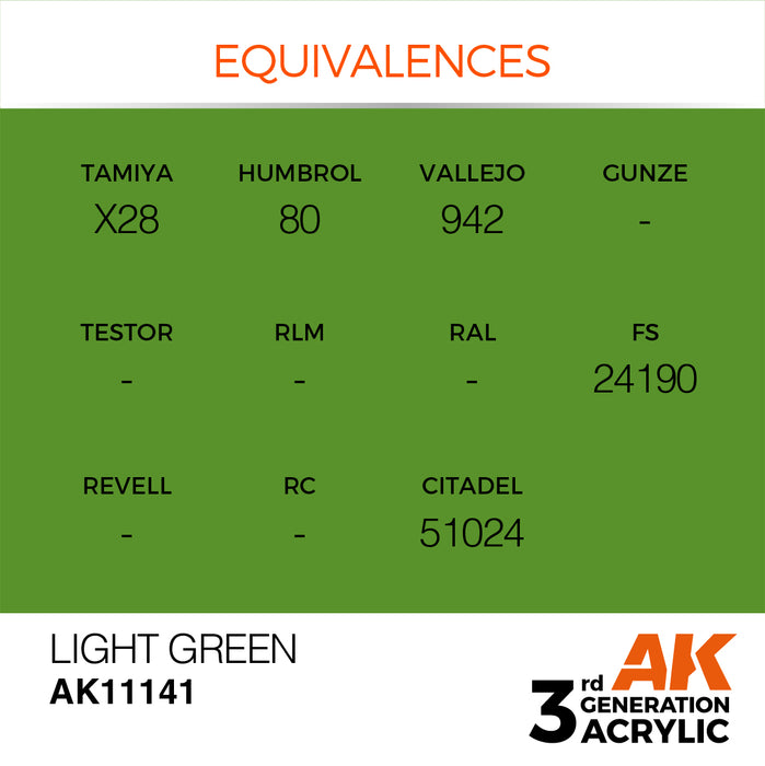 AK Interactive Light Green - Standard - 17ml