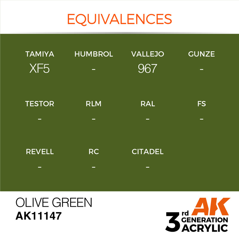 AK Interactive Olive Green - Standard - 17ml