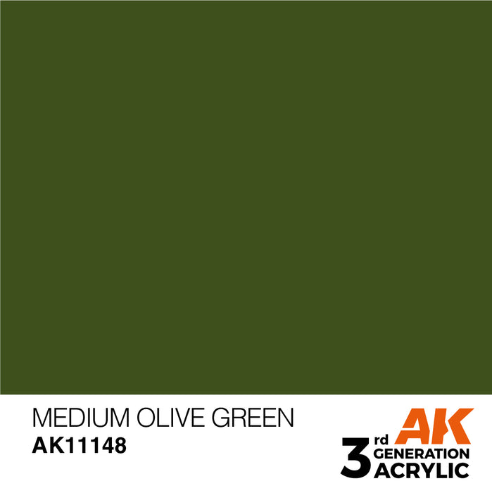 AK Interactive Medium Olive Green - Standard - 17ml