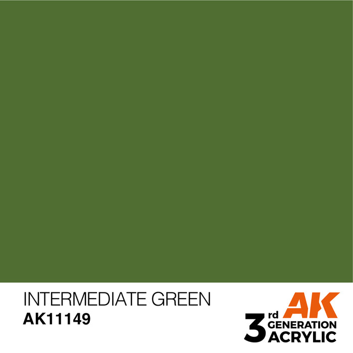 AK Interactive Intermediate Green - Standard - 17ml