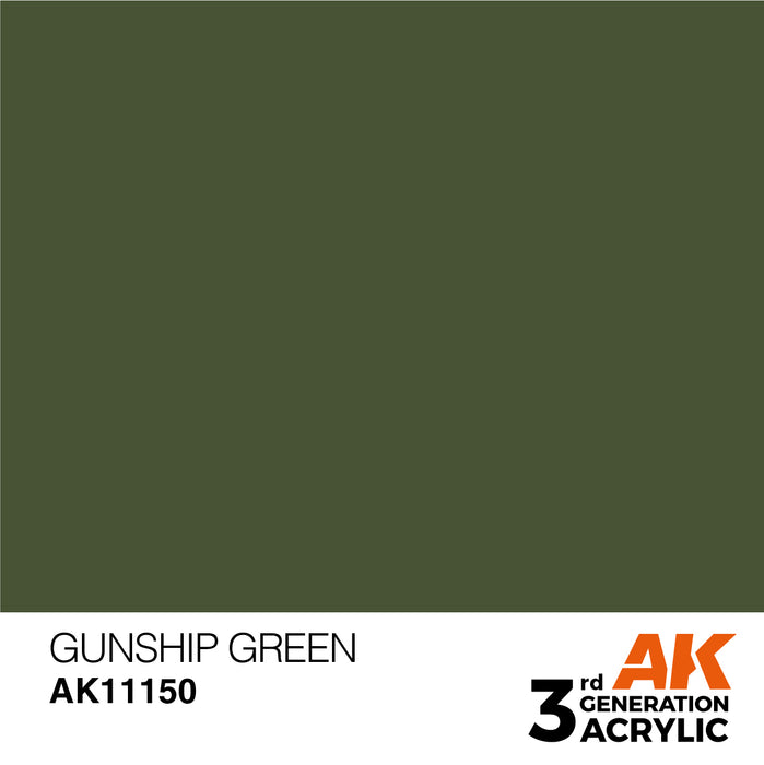 AK Interactive Gunship Green - Standard - 17ml