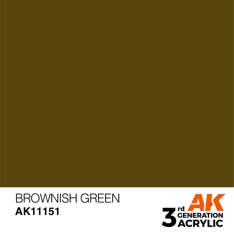 AK Interactive Brownish Green - Standard - 17ml
