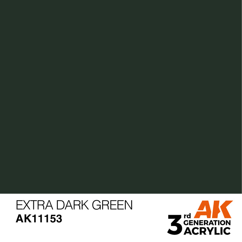 AK Interactive Extra Dark Green - Standard - 17ml